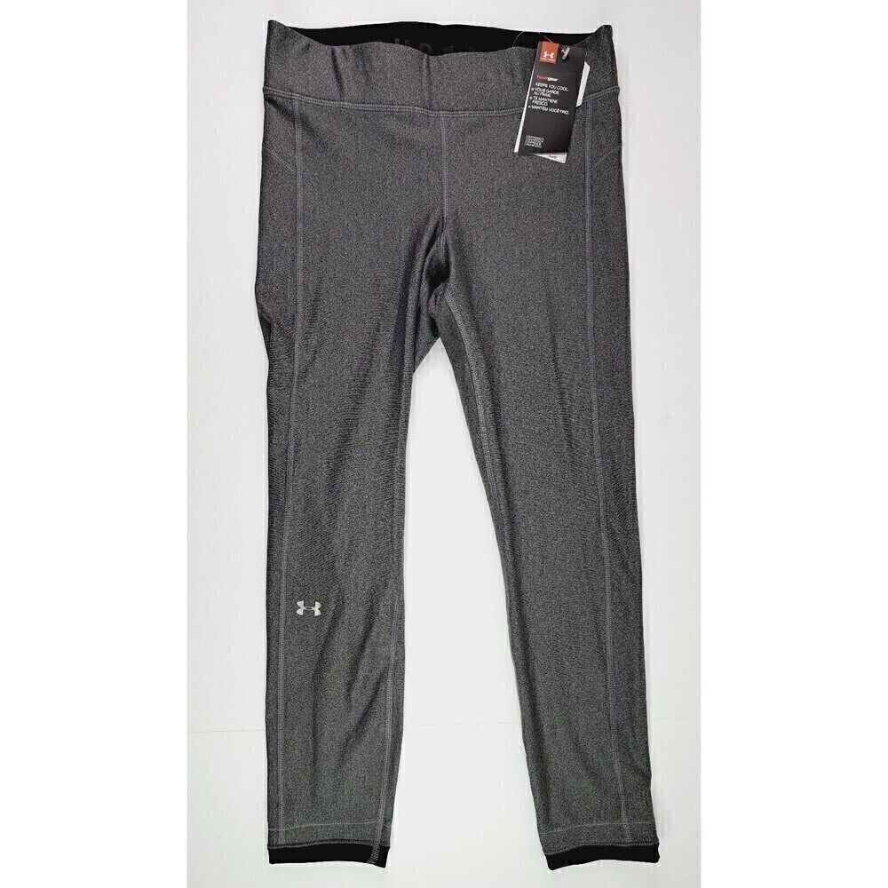 Under Armour Pants Womens Grey Heatgear Leggings Compression Size M NWT